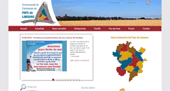 Desktop Screenshot of cc-paysdelimours.fr